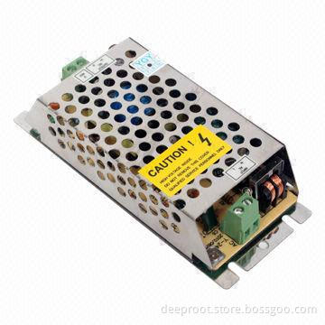 30W Metal Case Power Supply for CCTV Camera with 100 to 240V AC Input Voltages and Single Output